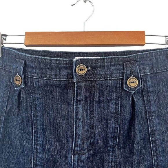 Anthropologie Pilcro And The Letterpress Denim Button Down Skirt Women’s Size 29 - Picture 5 of 12